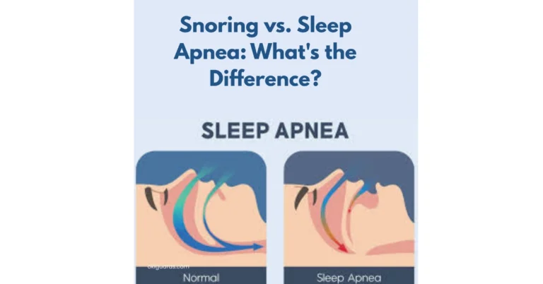 Snoring vs. Sleep Apnea What's the Difference