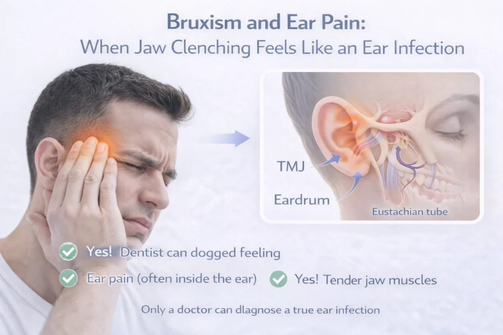 Bruxism and Ear Pain
