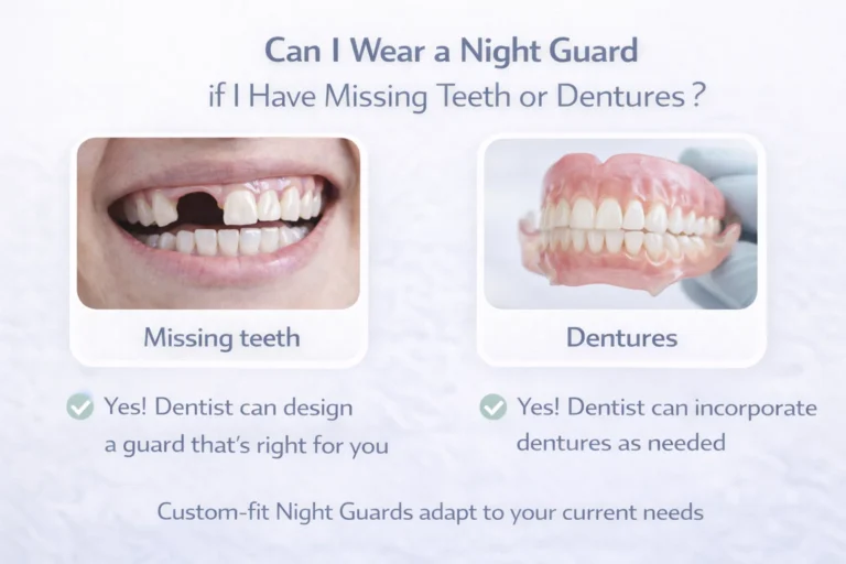 Night Guard With Missing Teeth
