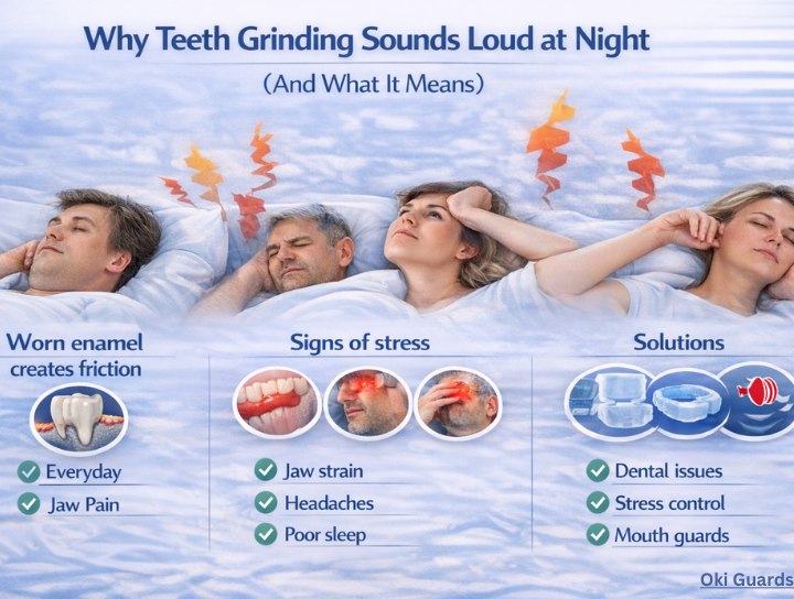 Teeth grinding sounds