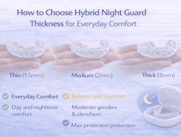 Night guard thickness