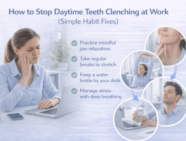 Daytime teeth clenching