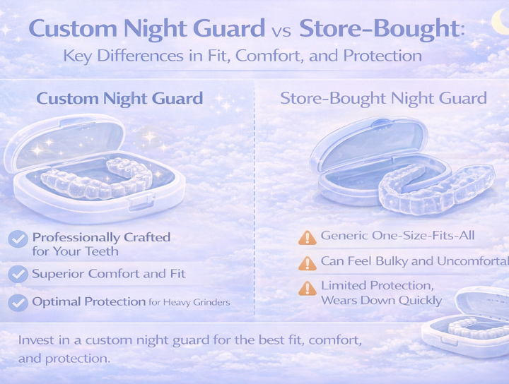 custom night guard vs store bought