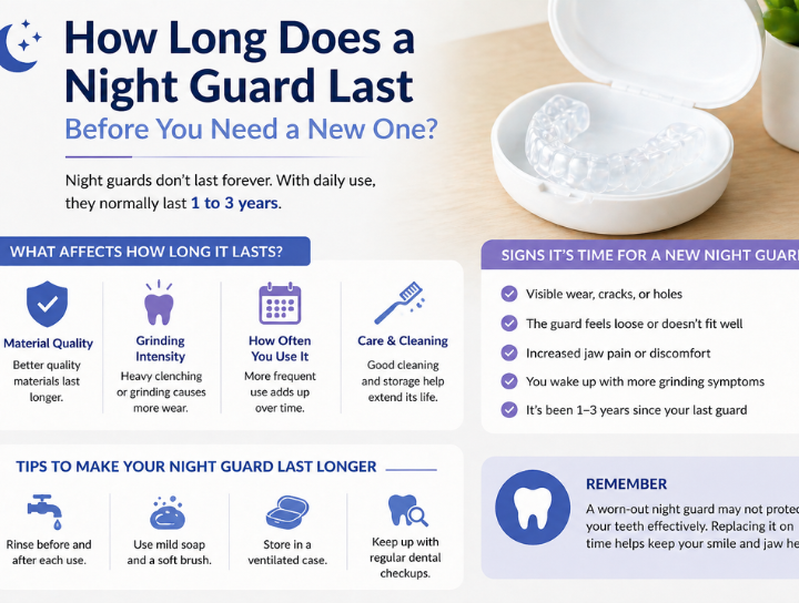 how long does a night guard last