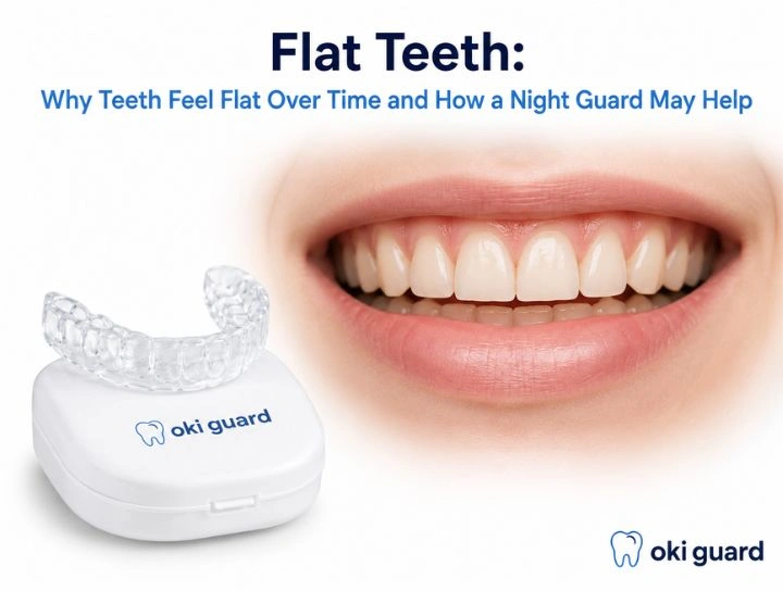 Flat Teeth: Why Teeth Feel Flat Over Time and How a Night Guard May Help 1 flat teeth
