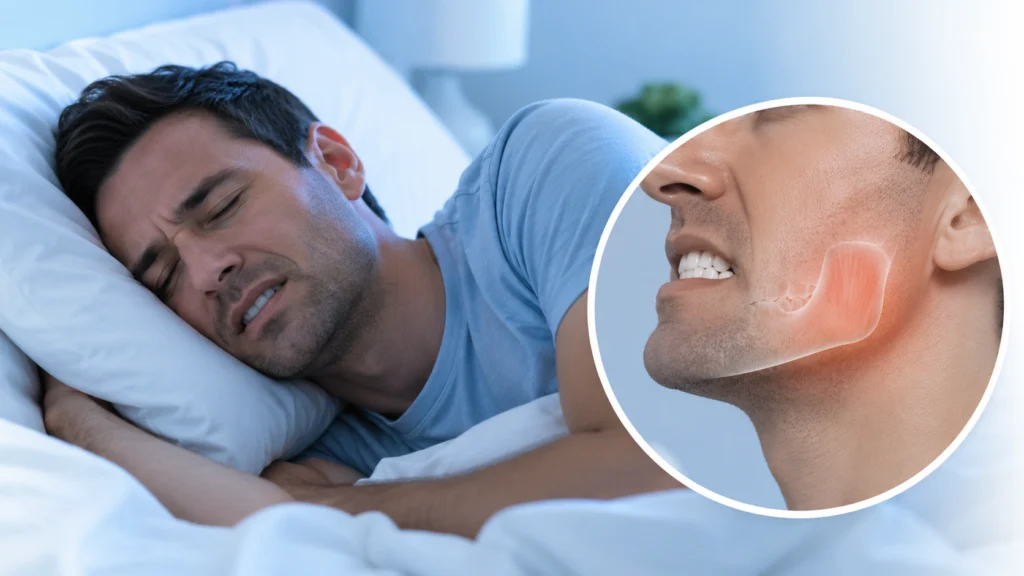 signs of teeth clenching at night