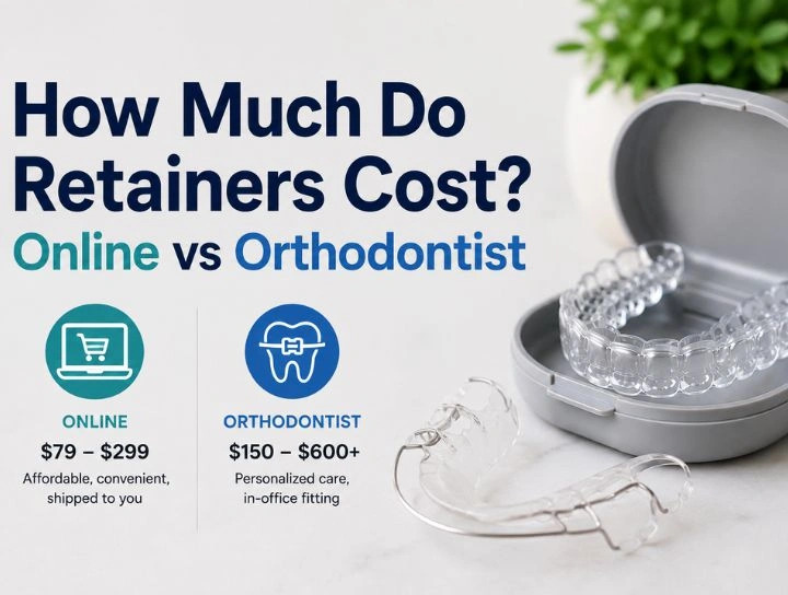 How Much Do Retainers Cost? Online vs Orthodontist 10 Retainers Cost