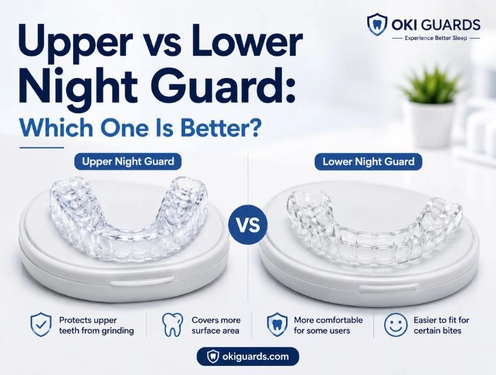 upper vs lower night guard